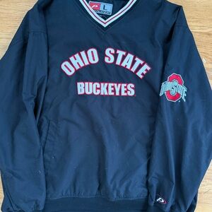 Ohio State Buckeyes Black V-Neck Pullover